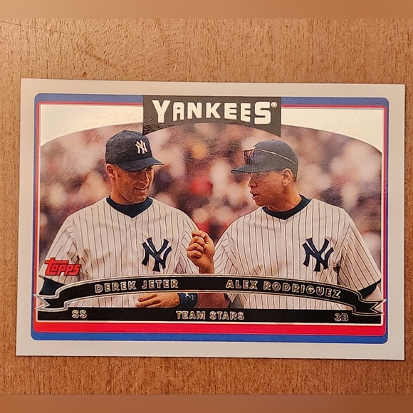 Derek Jeter & Alex Rodriguez 2006 Topps #326 baseball card - Picture 4 of 4